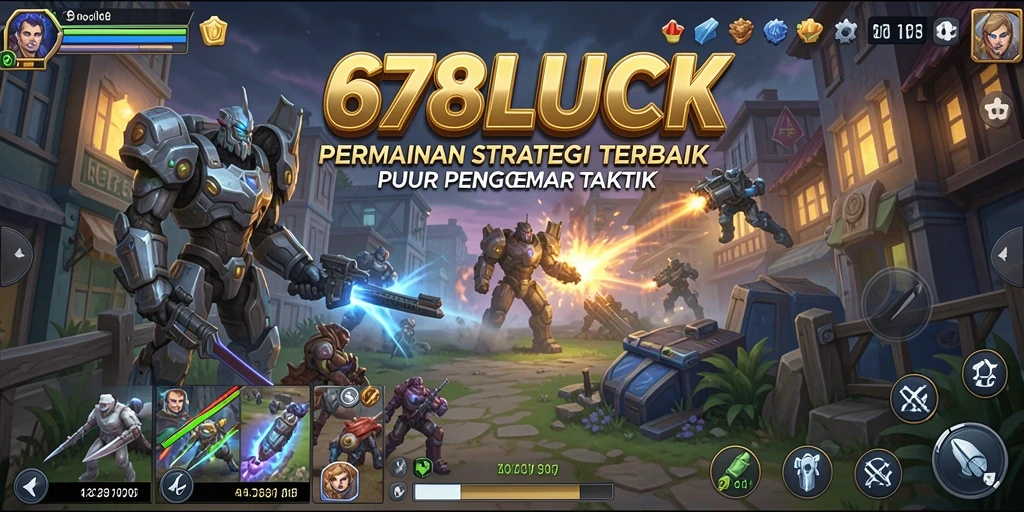 Tampilan gameplay menegangkan dari 678LUCK yang menunjukkan strategi dalam aksi.