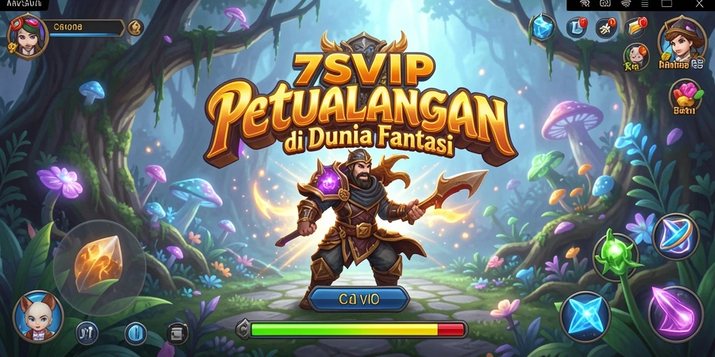 Gameplay penuh aksi dan petualangan di dunia magis 7SVIP.