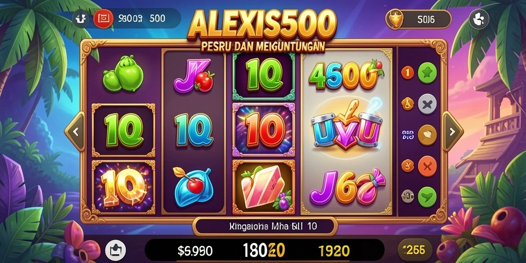 Tampilan gameplay ALEXIS500 yang seru dan mengasyikkan.