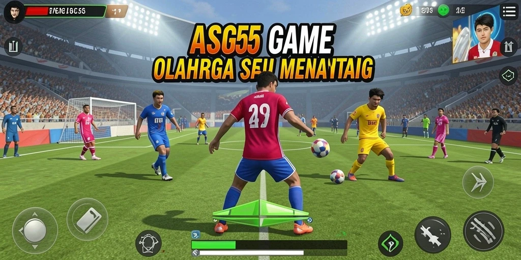 Tampilan Gameplay Menarik dari ASG55 dalam Aksi Olahraga.