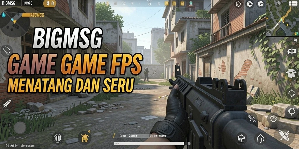 Tangkapan layar BIGMSG menunjukkan aksi menegangkan di medan perang.