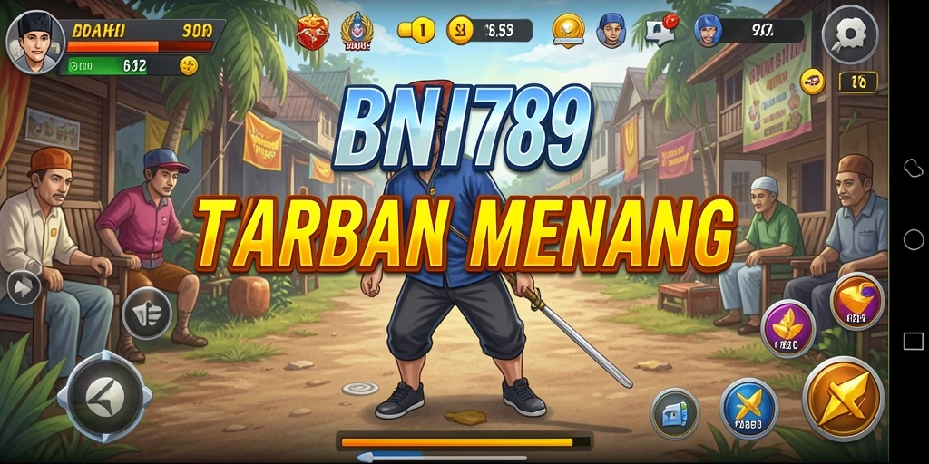 Screenshot gameplay BNI789 menunjukkan momen strategi yang mendebarkan.