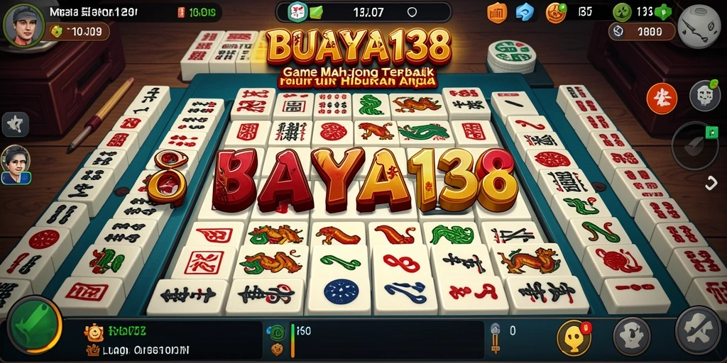 Tampilan gameplay Mahjong yang menarik dan menantang di BUAYA138.