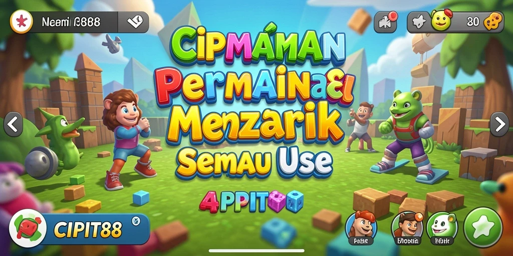 Tampilan gameplay <strong>CIPIT88</strong> dengan beragam teka-teki menantang.