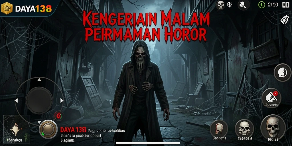 Screenshot menunjukkan gameplay menegangkan dari DAYA138.