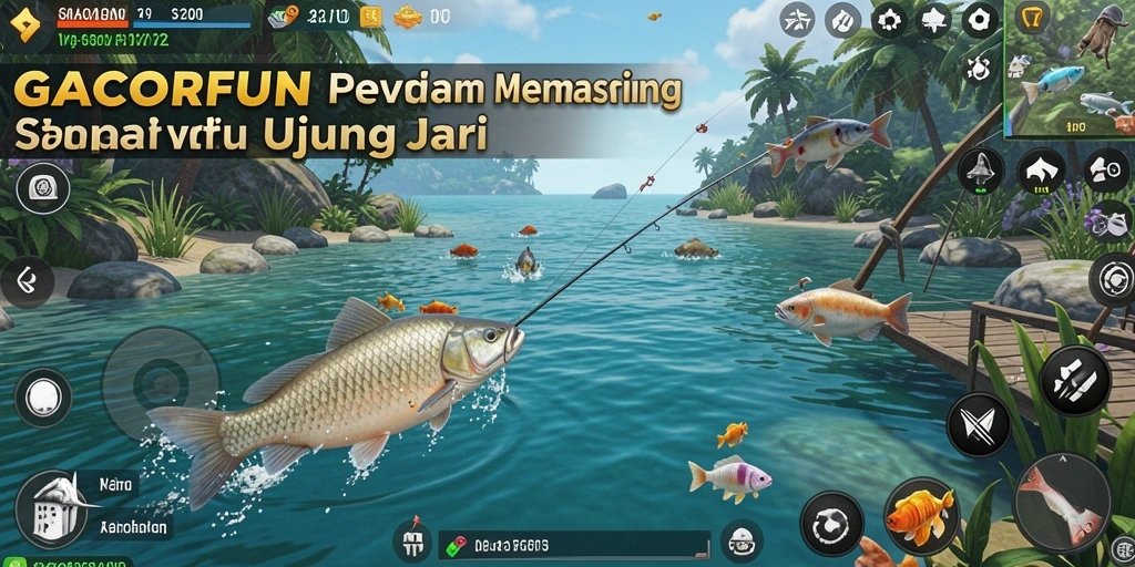 Tangkapan ikan seru di GACORFUN dengan grafis menakjubkan.