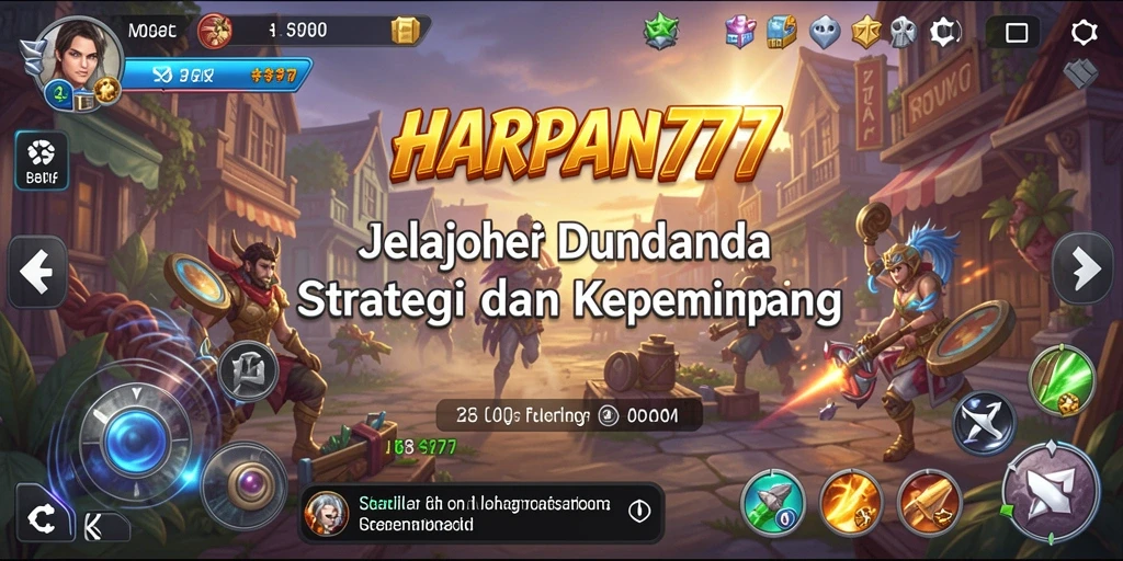 Tampilan gameplay seru dalam HARAPAN777 dengan berbagai strategi dan interaksi.