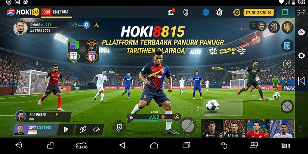 Tampilan gameplay yang menarik dari HOKI8815 saat memasang taruhan olahraga.