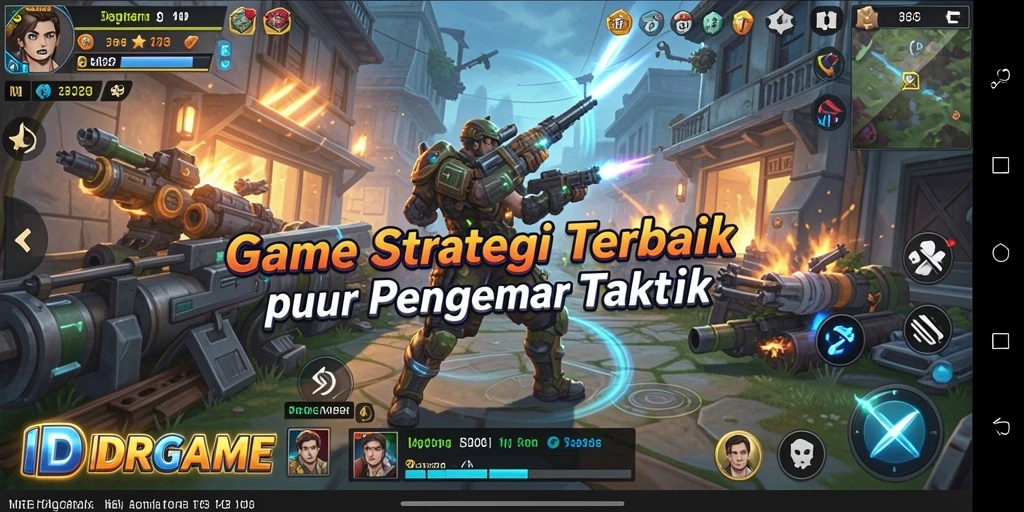 Tangkapan layar gameplay menampilkan strategi mendebarkan dalam IDRGAME.