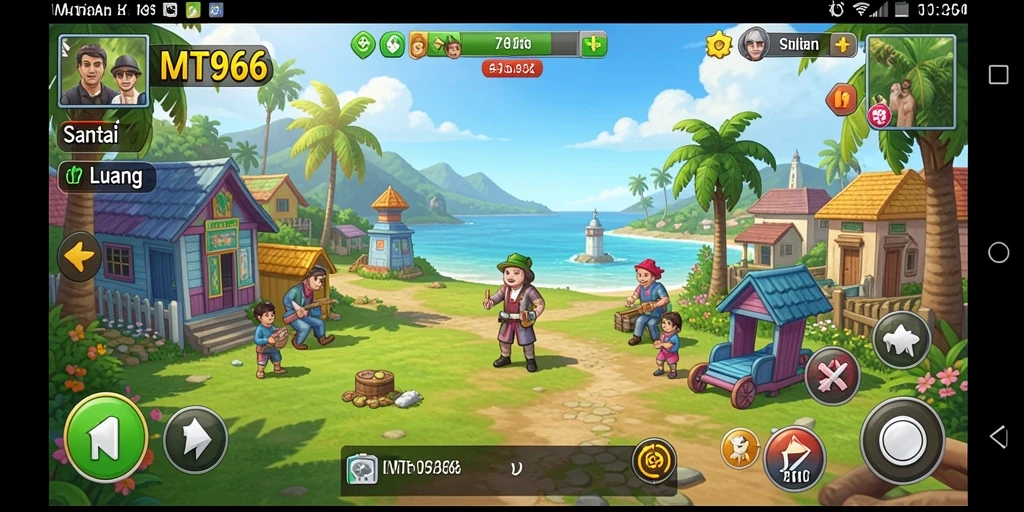 Screenshot gameplay MT966 dengan berbagai tantangan seru yang mengasyikkan.