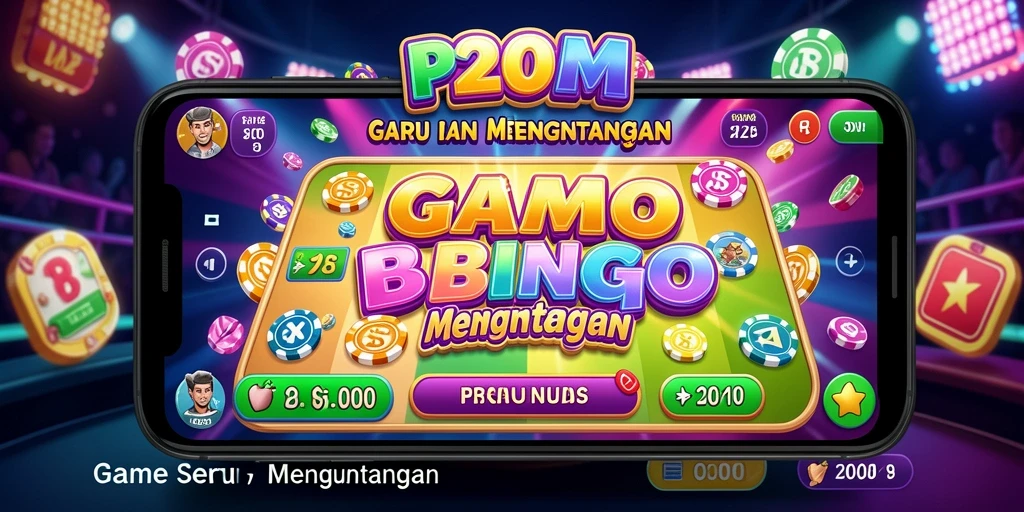 Tampilan menarik saat bermain Bingo di P200M dengan teman-teman.