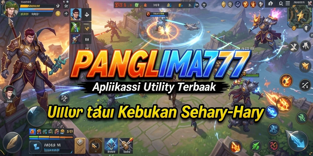 Tampilan aplikasi <strong>PANGLIMA77</strong> yang bersih dan intuitif.