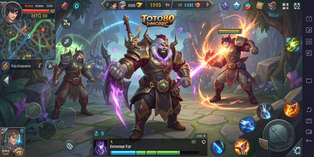 Tampilan menakjubkan dari gameplay MMORPG TOTO80 yang penuh petualangan.