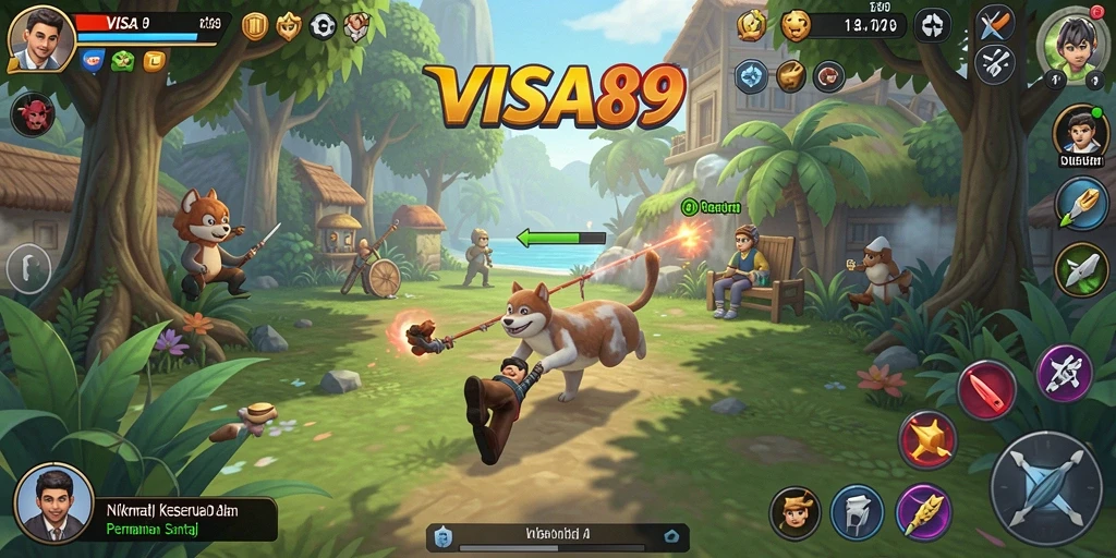 Gambaran gameplay seru dalam game Casual VISA89.