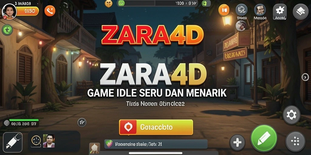 Screenshot utama ZARA4D menampilkan momen gameplay Idle yang seru.